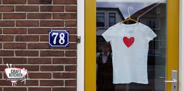 T shirt met outlet hart voor zorg