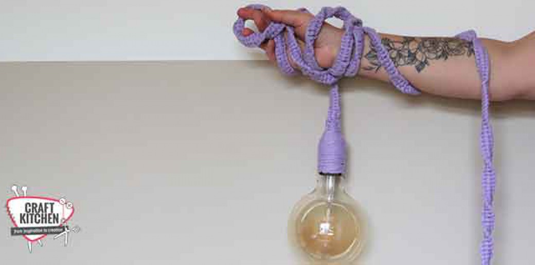 Macramé Lamp