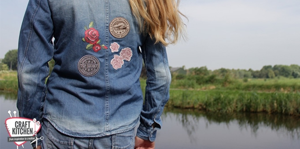 patches op jeans blouse