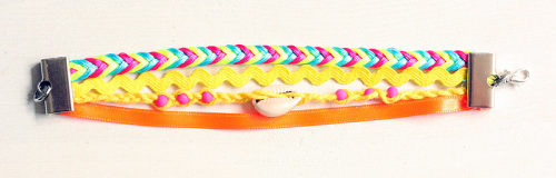 Ibiza armband geel