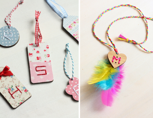 Labels en ketting