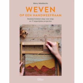 Weven op een handweefraam