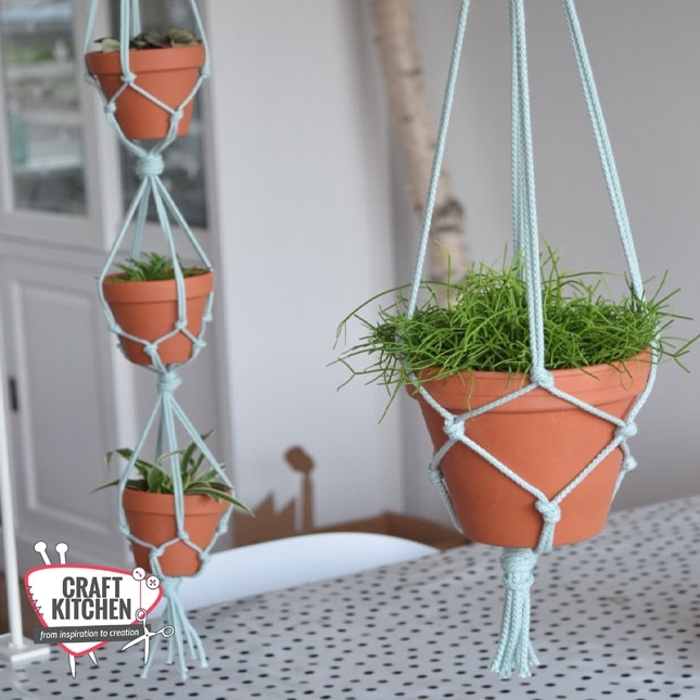 Broek Kostuum Reserve Geknoopte plantenhanger - CraftKitchen